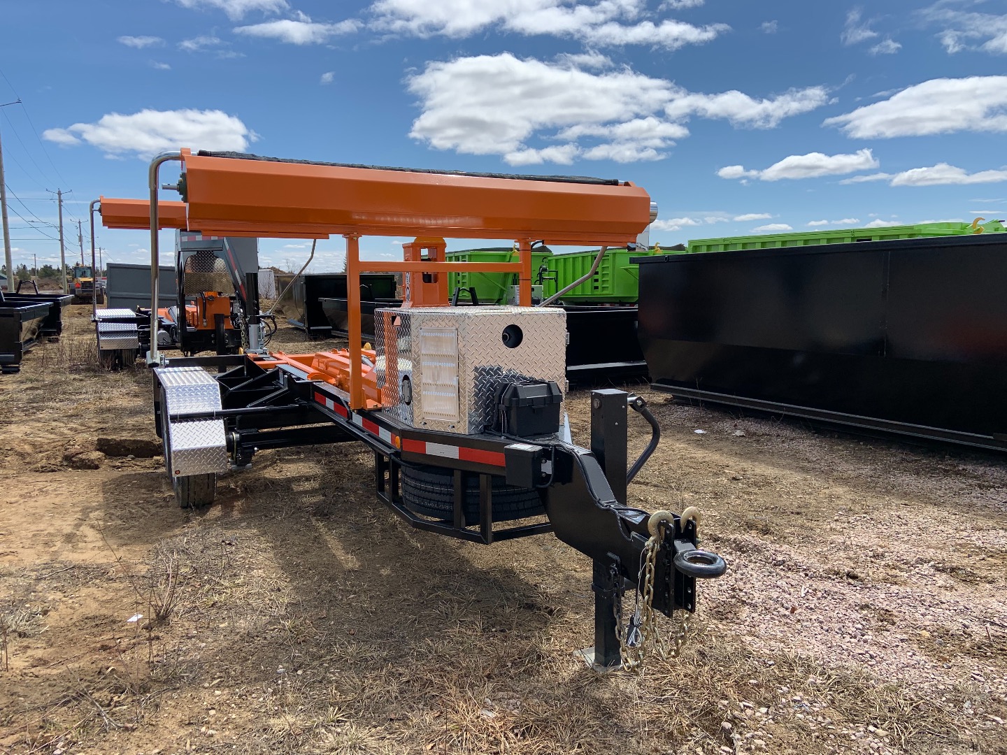 Cl202ph10 trailer 2 axles bumper pull 20k capacity for 10 to12 foot