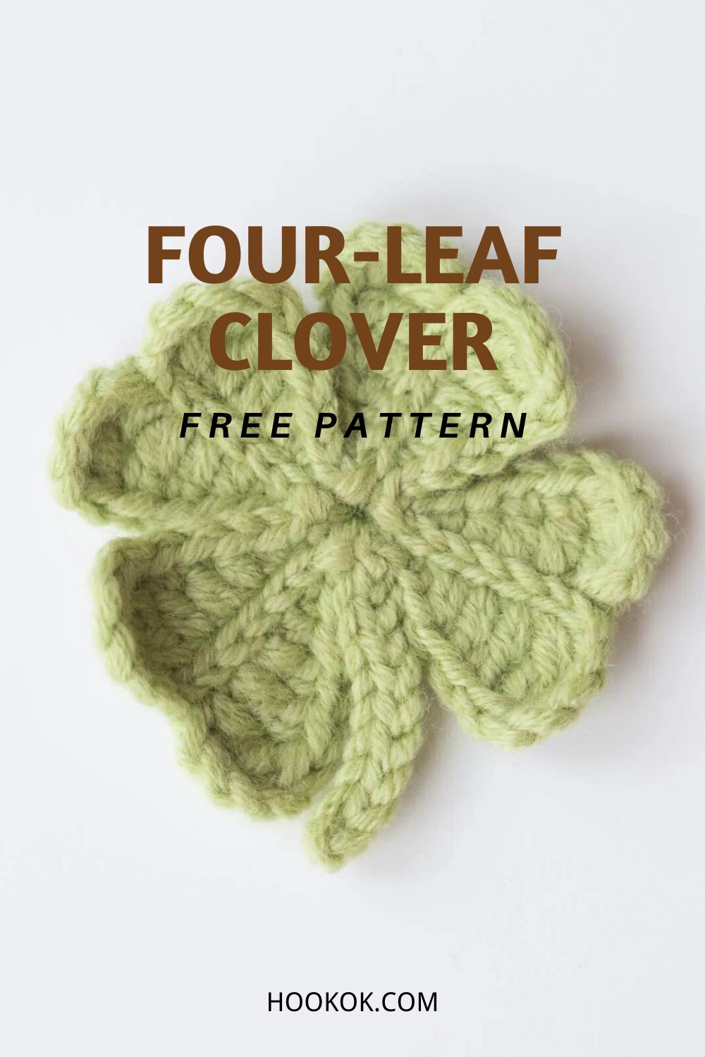 Crochet Fourleaf Clover Free Pattern Hookok