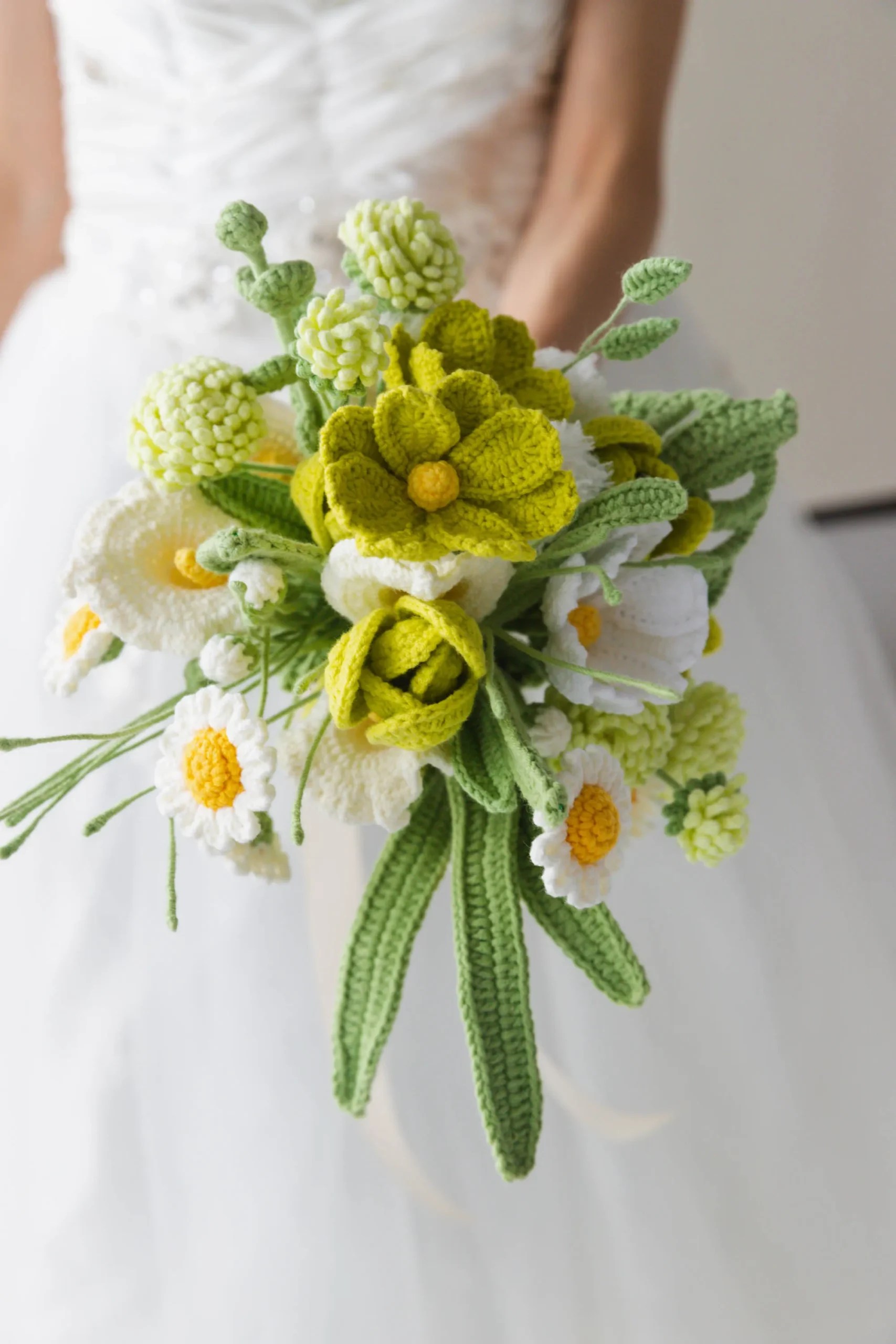 HOOHOK Bouquet Crochet Wedding Bouquets (Half Customization) Hookok