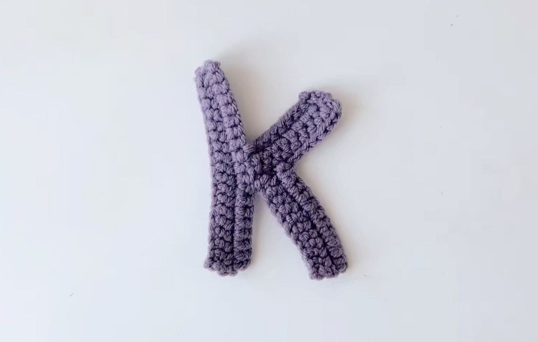 Crochet Letter K Pattern Hookok