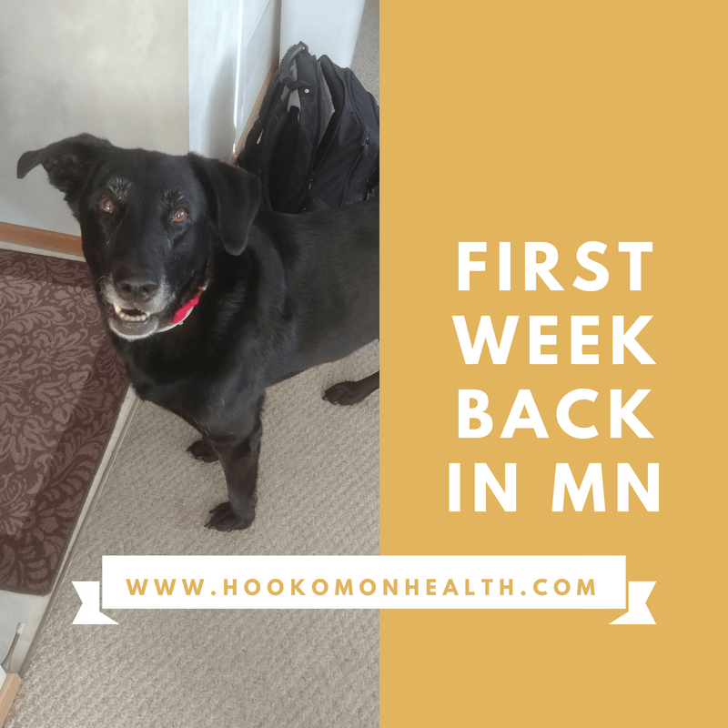 First Week Back in MN - A Week in the Life - Hookom On Health