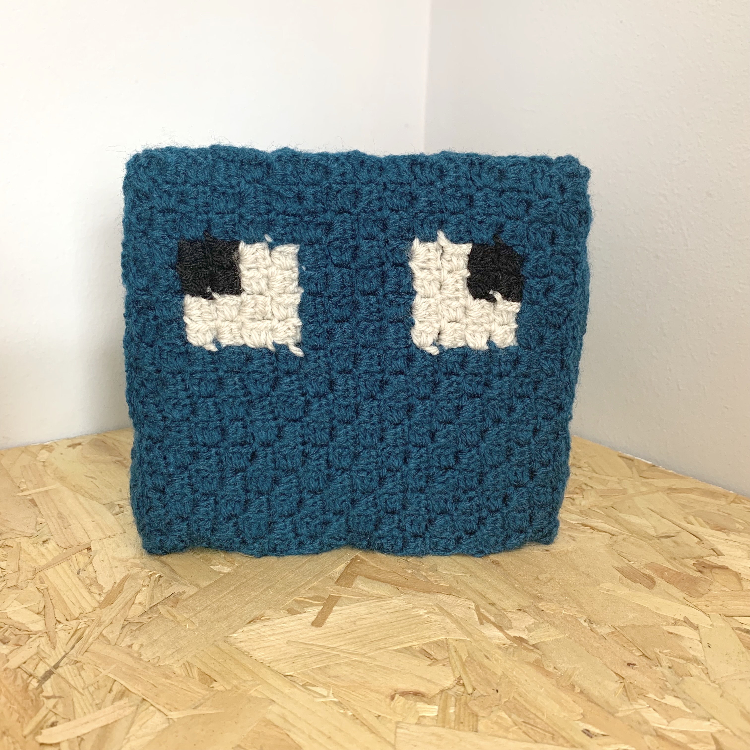 Minecraft Crochet Block Series Part 13 Squid Block Pattern Hook