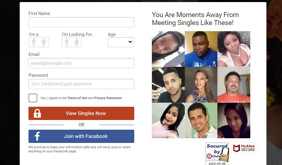 Caribbean Cupid Review June 2022 [Features, Pros & Cons, Pricing]