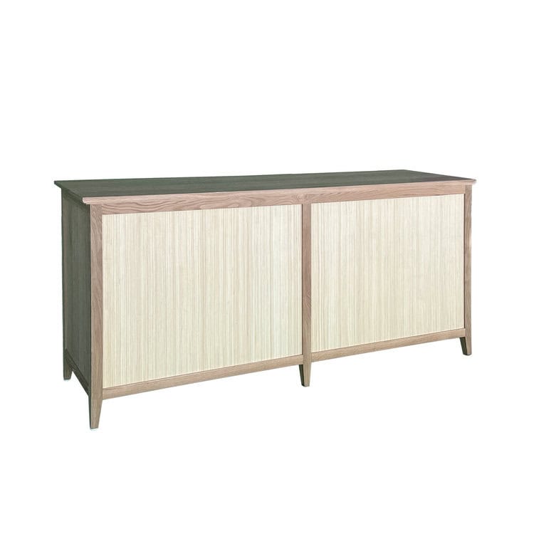 Plantation Buffet Louver Sideboard with Drawers Hoolnn