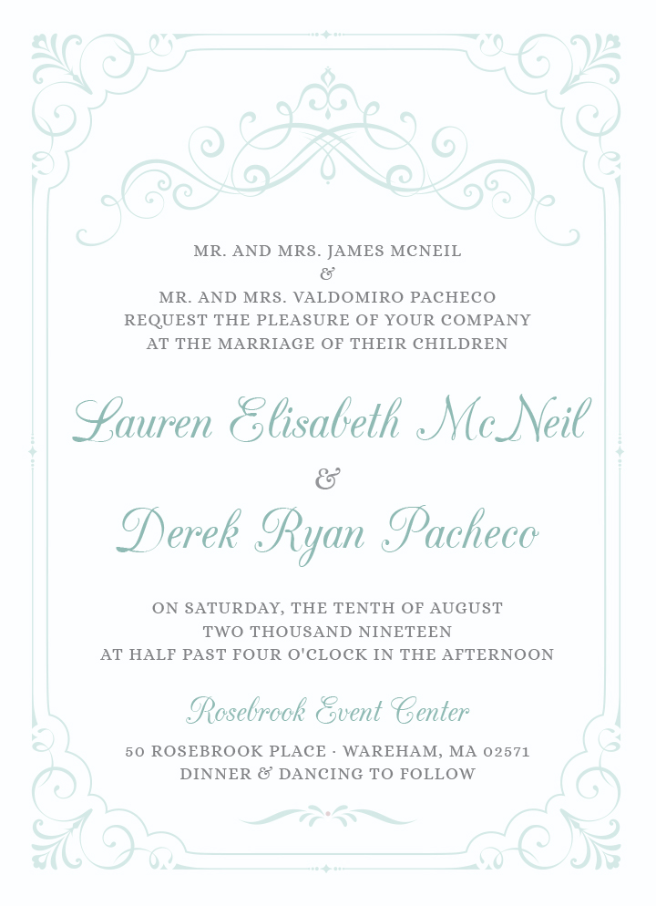 Delicate Grace Invitation Hoopla House Creative