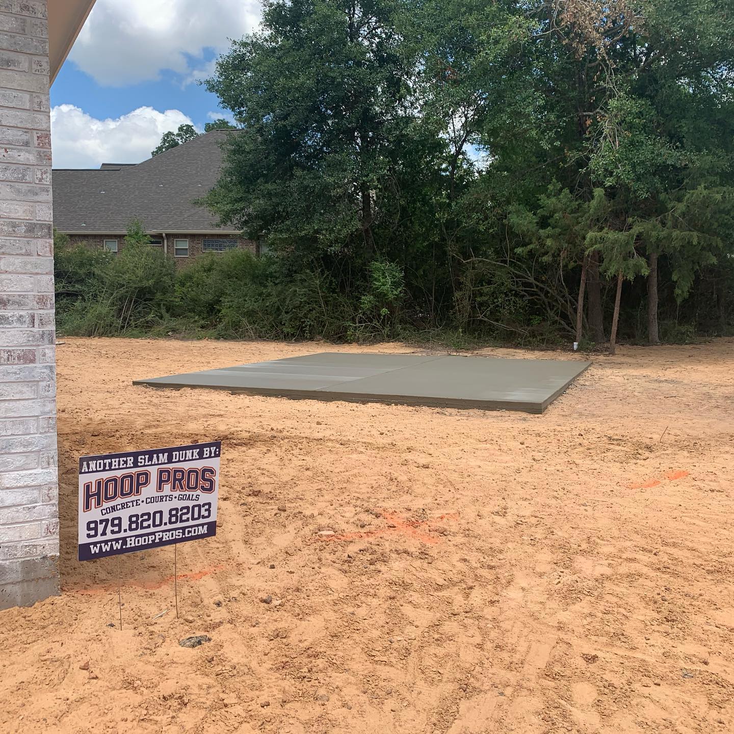 Basketball Court Extensions / Concrete Work Basketball Hoop Pros