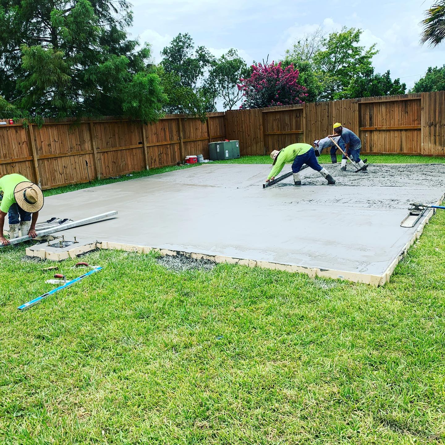 Basketball Court Extensions / Concrete Work Basketball Hoop Pros