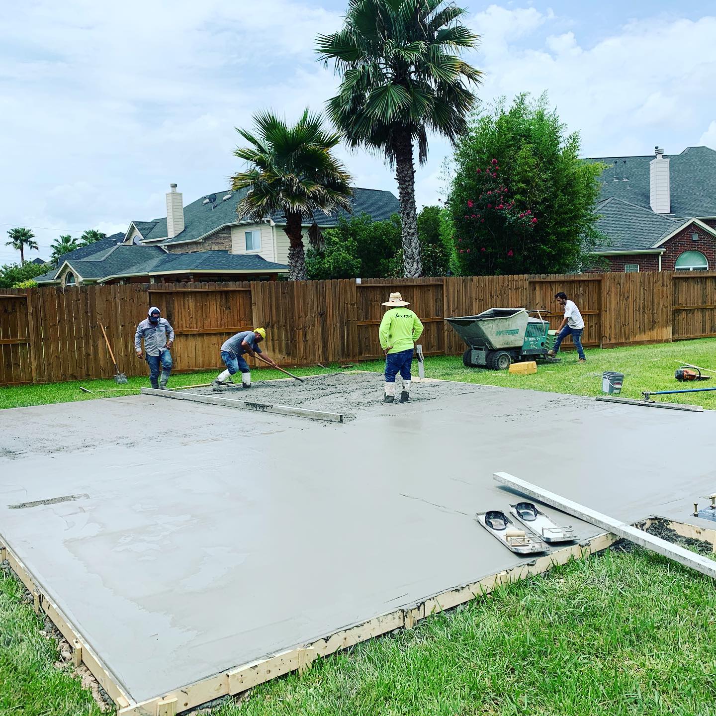 Basketball Court Extensions / Concrete Work Basketball Hoop Pros
