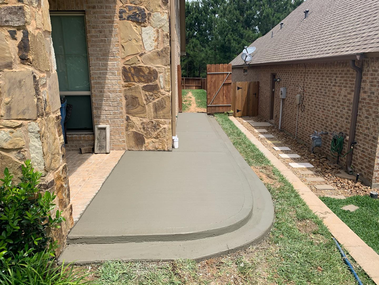 Basketball Court Extensions / Concrete Work Basketball Hoop Pros