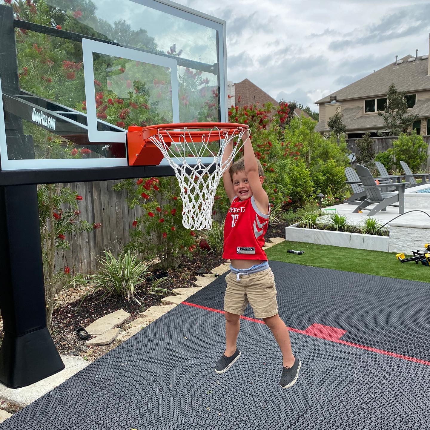 Houston Rockets Custom Basketball Court Basketball Hoop Pros