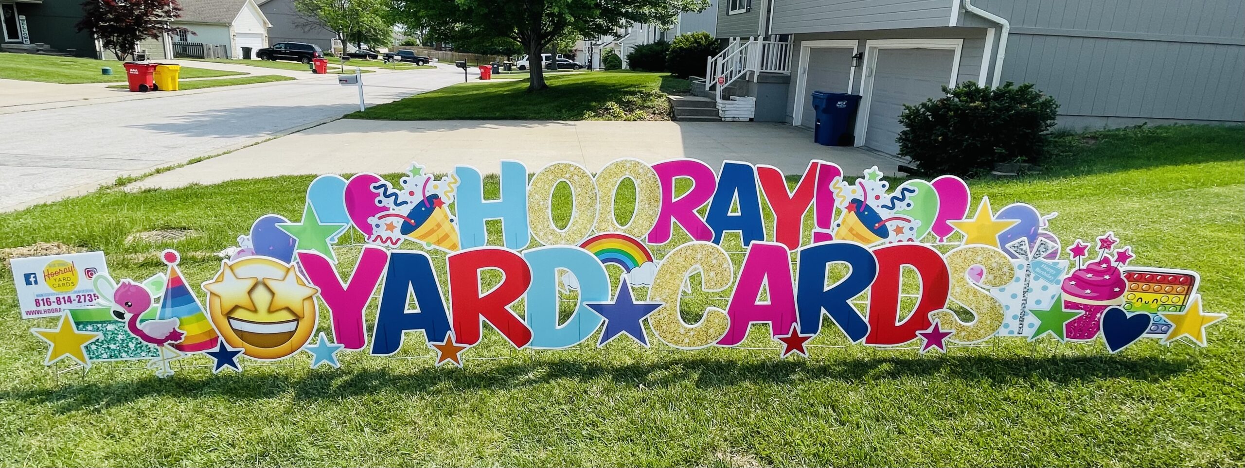 Hooray Yard Cards Blue Springs Hooray! Yard Cards