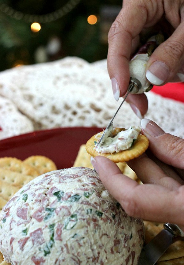 Cream Cheese Ball With Ham And Green Onions at Doris Halligan blog