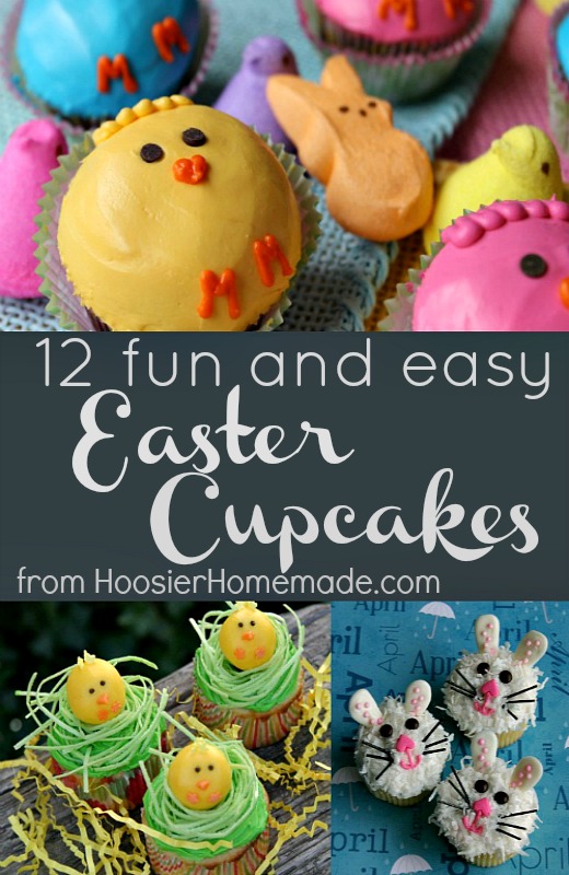 12 Fun and Easy Easter Cupcakes Hoosier Homemade