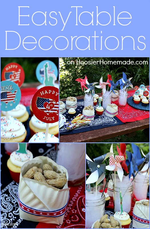 Easy Table Decorations Summer Entertaining Hoosier Homemade
