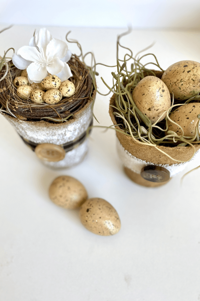DIY Mini Flower Pots With Eggs Hootshack