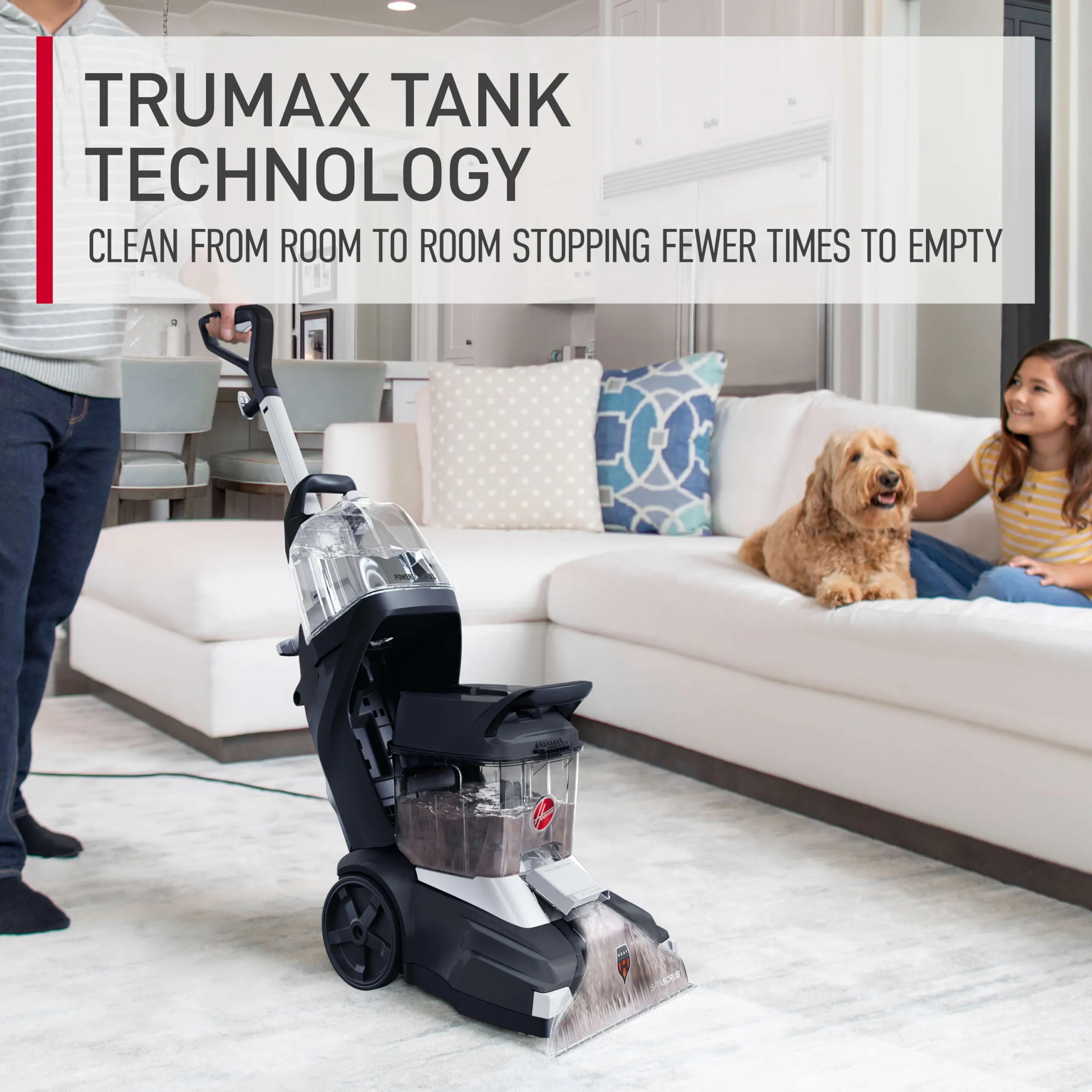 Hoover PowerScrub XL Carpet Cleaner Powerful Cleaning for Large Areas