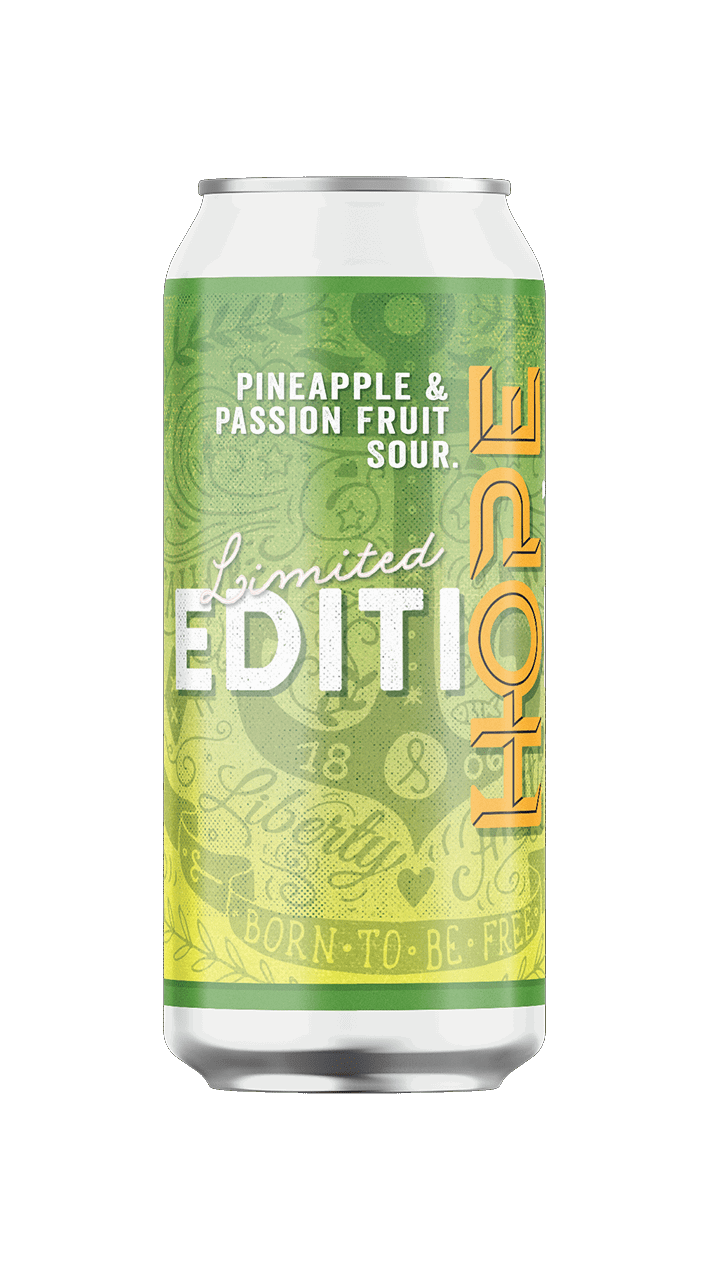 Limited Edition 18 Pineapple & Passion Fruit Sour Hope Beer
