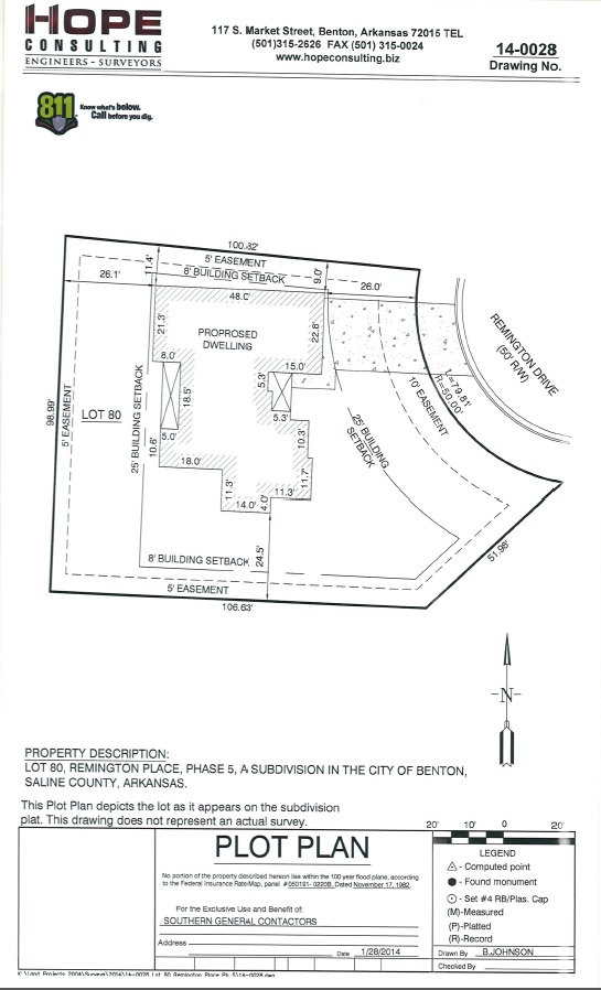 Plot Plans or Site Plans Hope Consulting