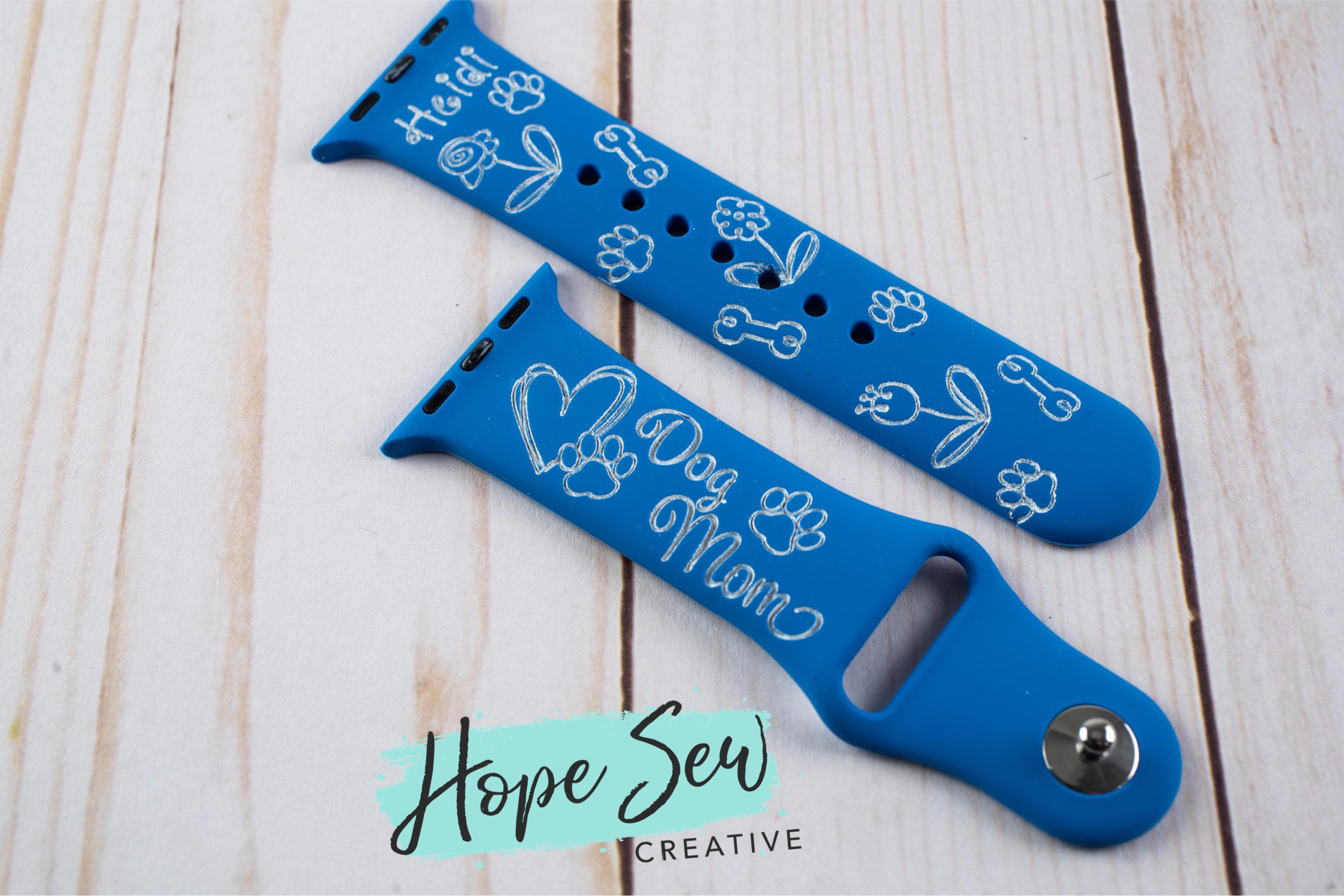 Smart Watch Band_Dog Mom_Personalized Hope Yoder