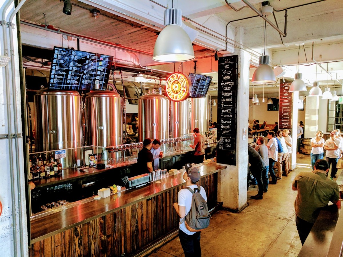 Arts District Brewing Co in Downtown LA, CA Hopped