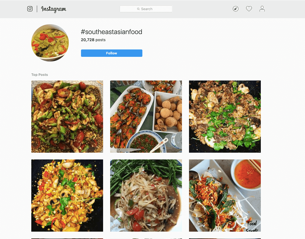 Top Food Hashtags To Grow Your Instagram Account Hopper HQ