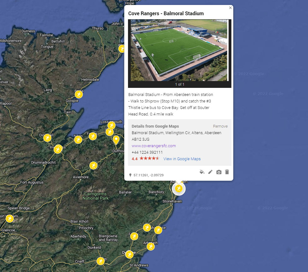 Cove Rangers Balmoral Stadium Hoppers Guide
