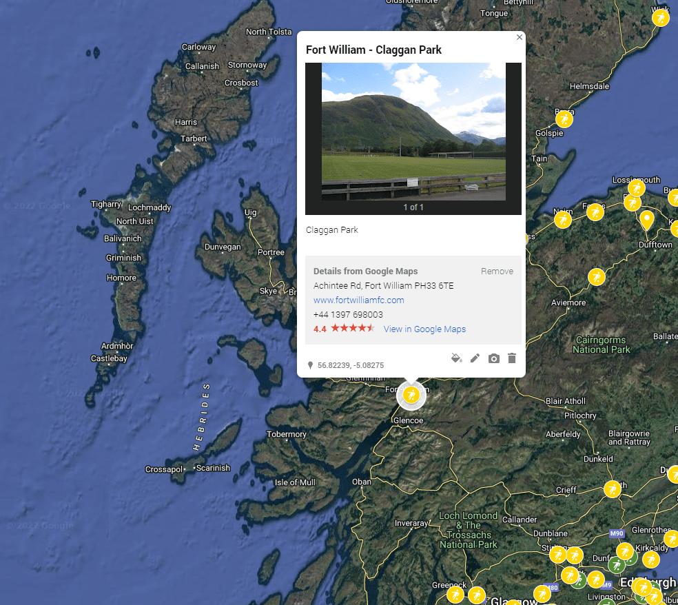 Fort William Claggan Park Hoppers Guide