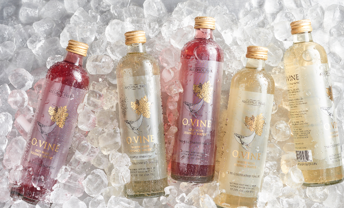 O. Vine Wine Essence Water™ l Waste van de druiven als basis voor een