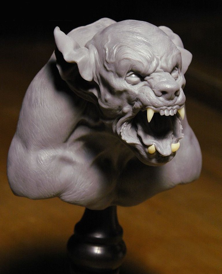 Andy Bergholtz Wolf Bust