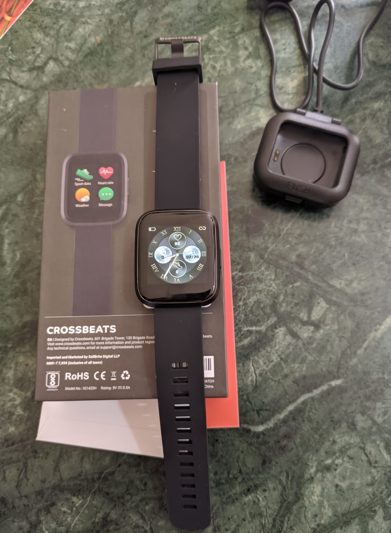 Crossbeats Ignite Smartwatch is the best smartwatch under 4K loaded