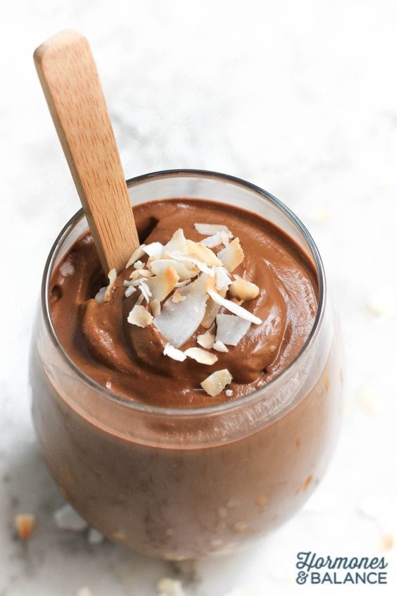 Chocolate Avocado Pudding Recipe AntiCandida Cleanse Dessert