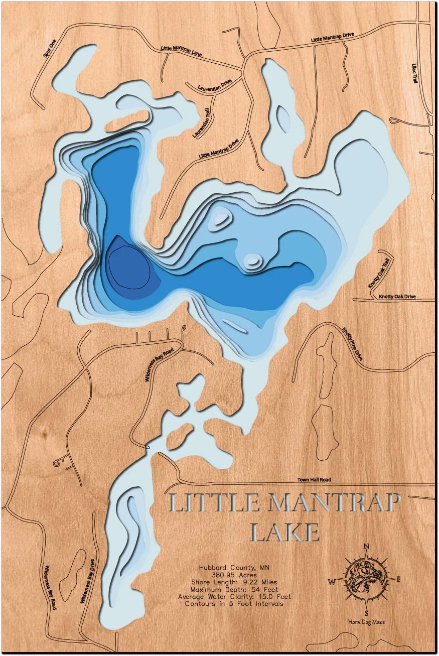 Little Mantrap Lake in Hubbard County, MN