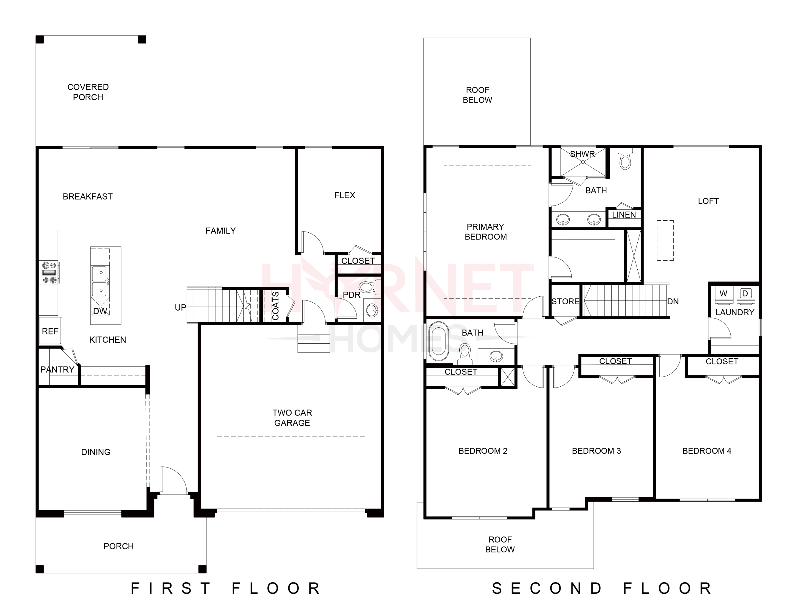 Hickory Floorplan Homes