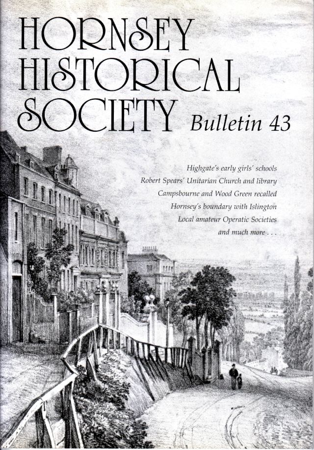 Highgate Local History Hornsey Historical Society