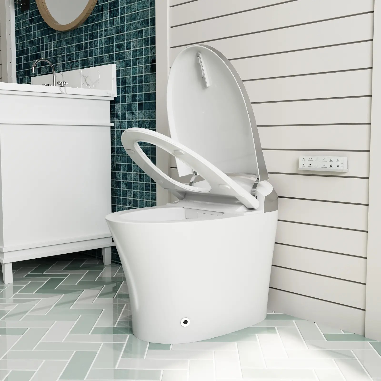 Best Dual Flush Toilet with Bidet and Dryer HOROW