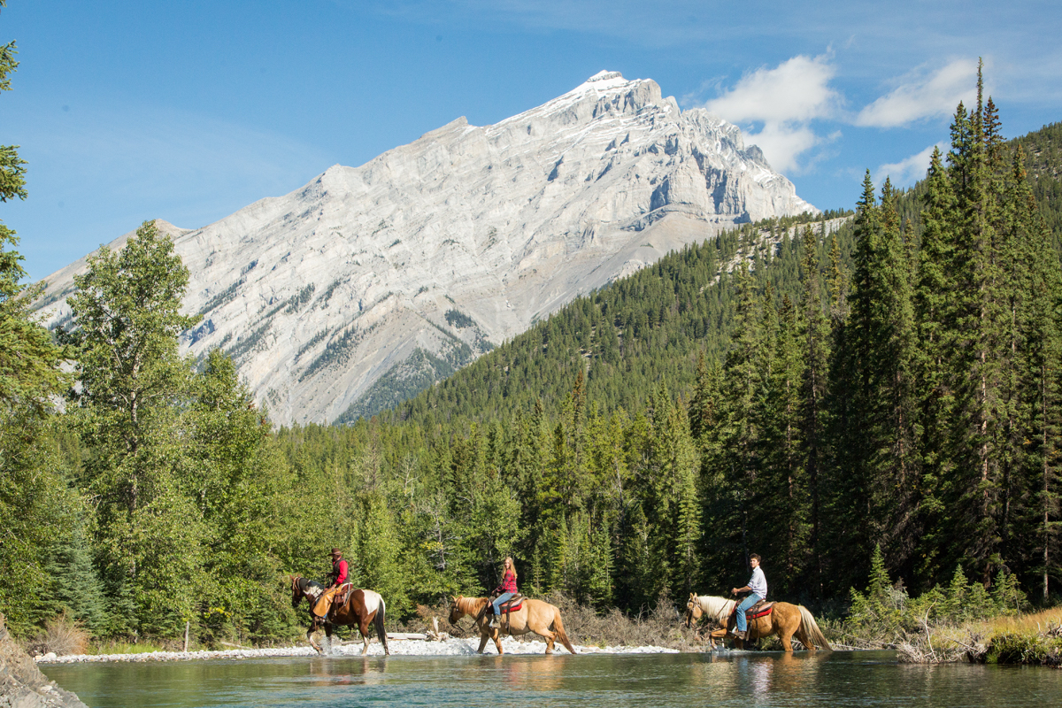 Banff Horseback Ride 1Hr Spray River Banff Trail Riders