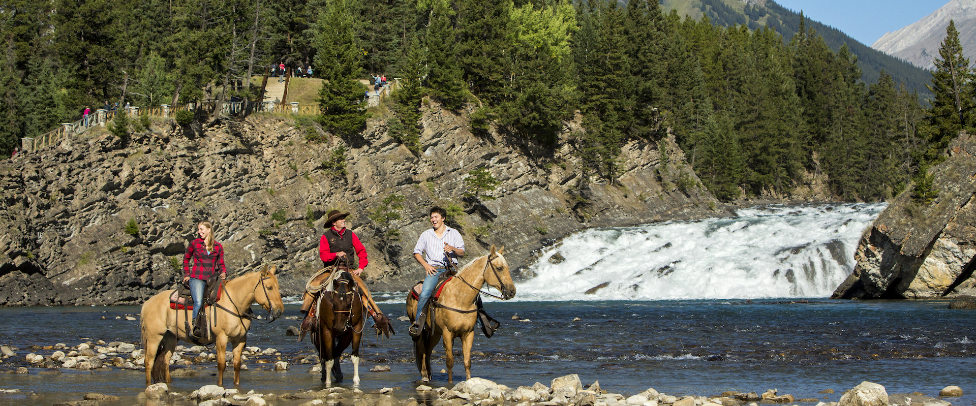 Horseback Rides that Cross Rivers in Banff Banff Trail Riders
