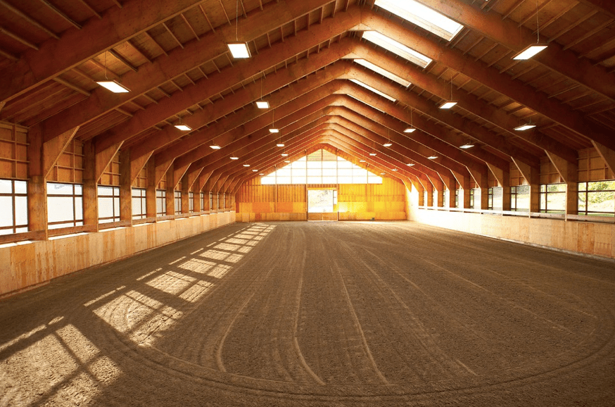 Stable Style Indoor Riding Arena Horses & Heels
