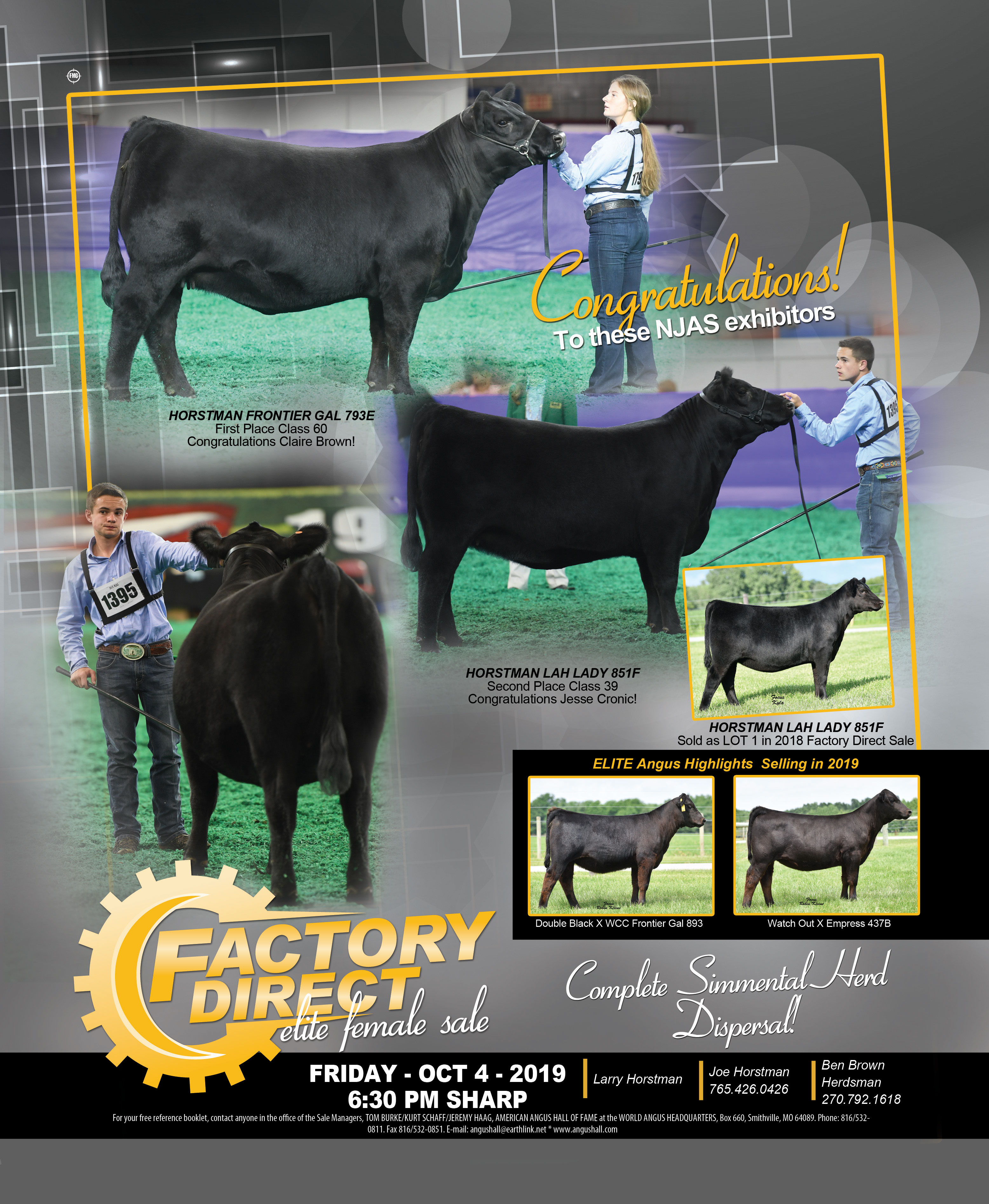 Horstman Cattle Co. Your Source for High Quality Cattle