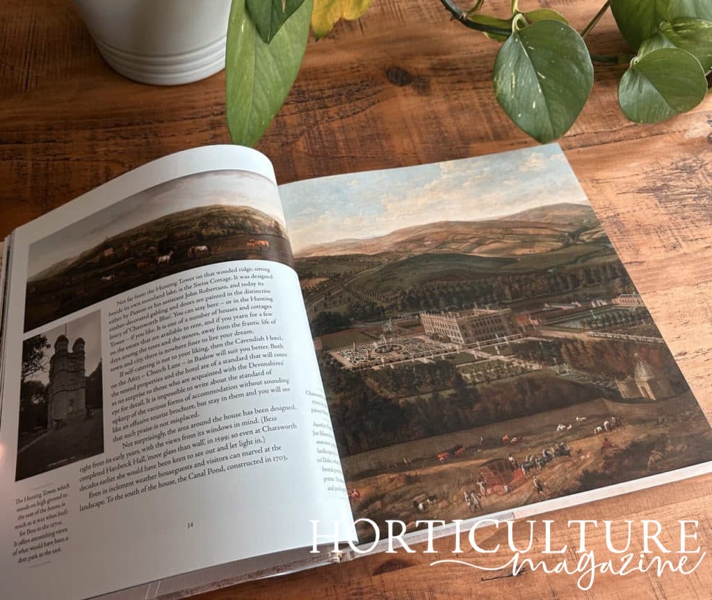 a beautifully illustrated image of Chatsworth from Alan Titchmarsh’s book