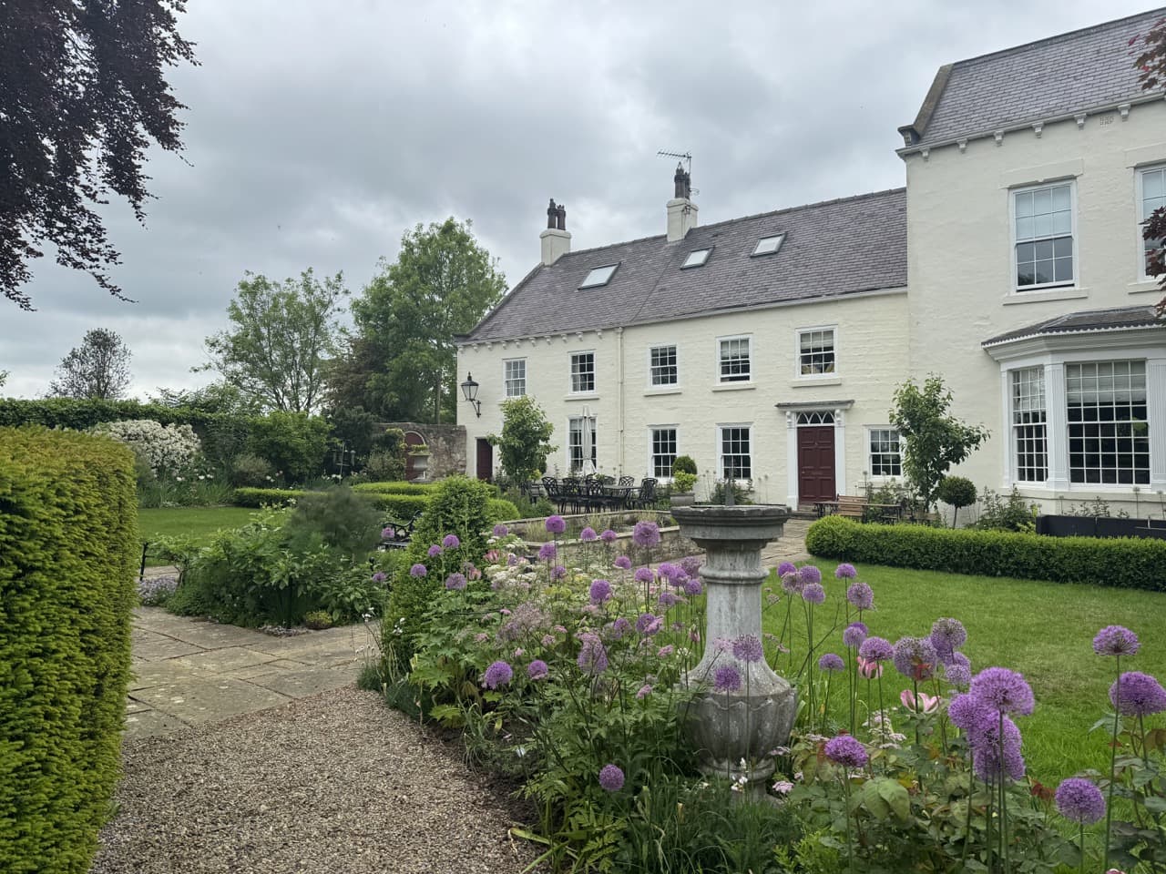 the house and garden at Prospect House