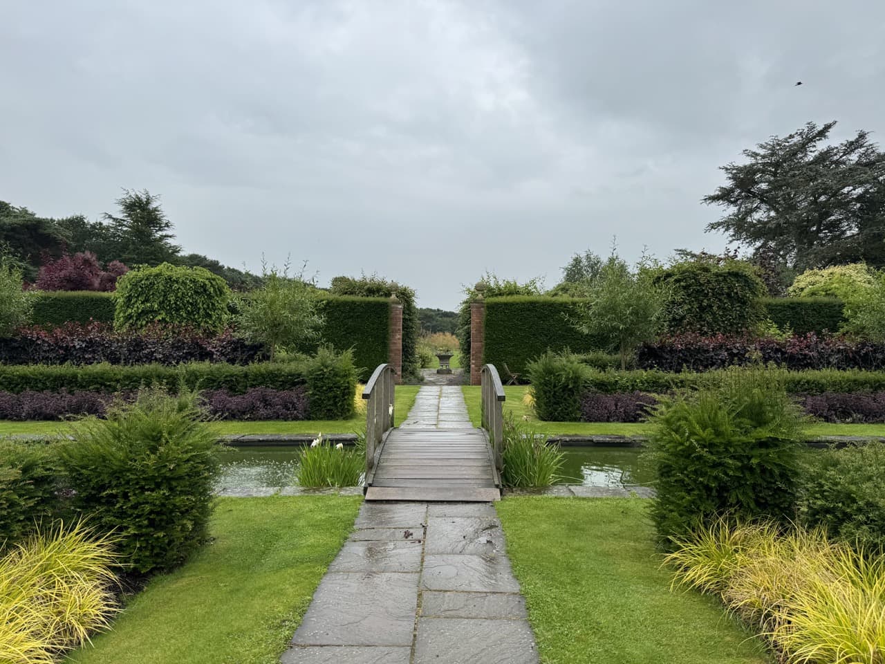 the bridge in the formal area of Abbeywood Estate