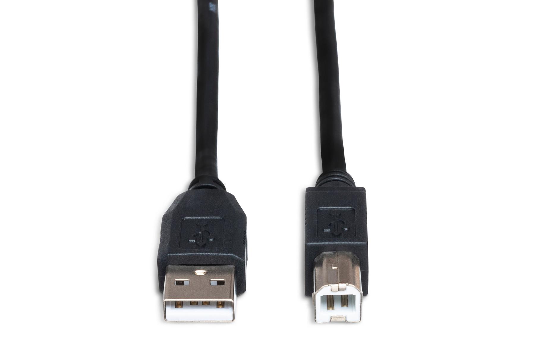 Type A to Type B High Speed USB Cable Data Cables Hosa Cables