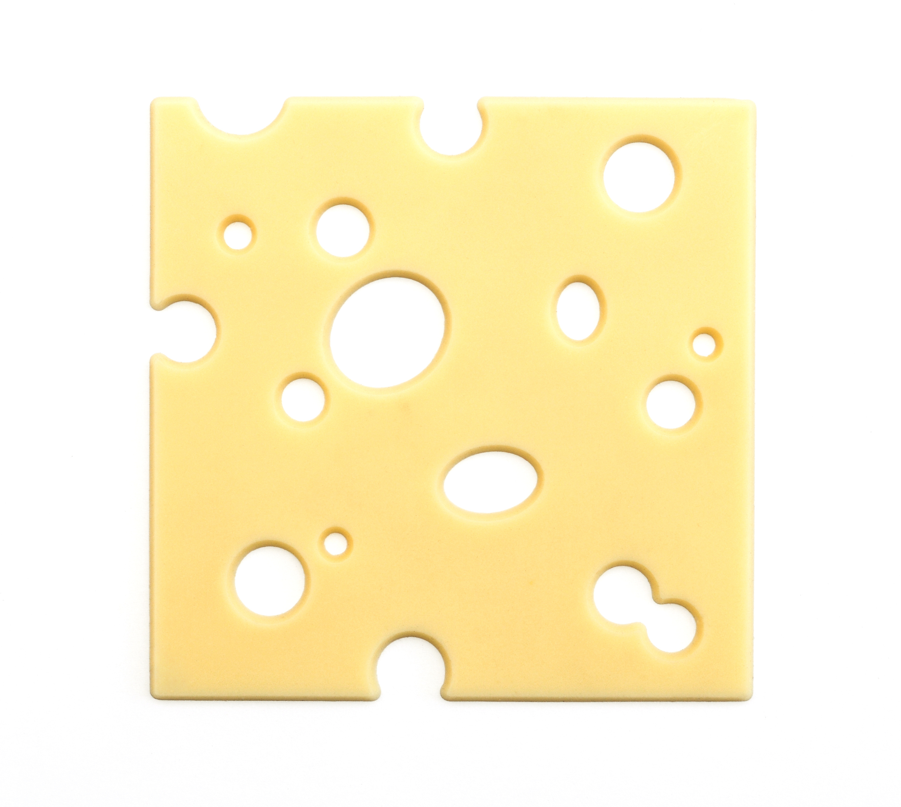 Slice of cheese isolated on white background Hoshana Rabbah