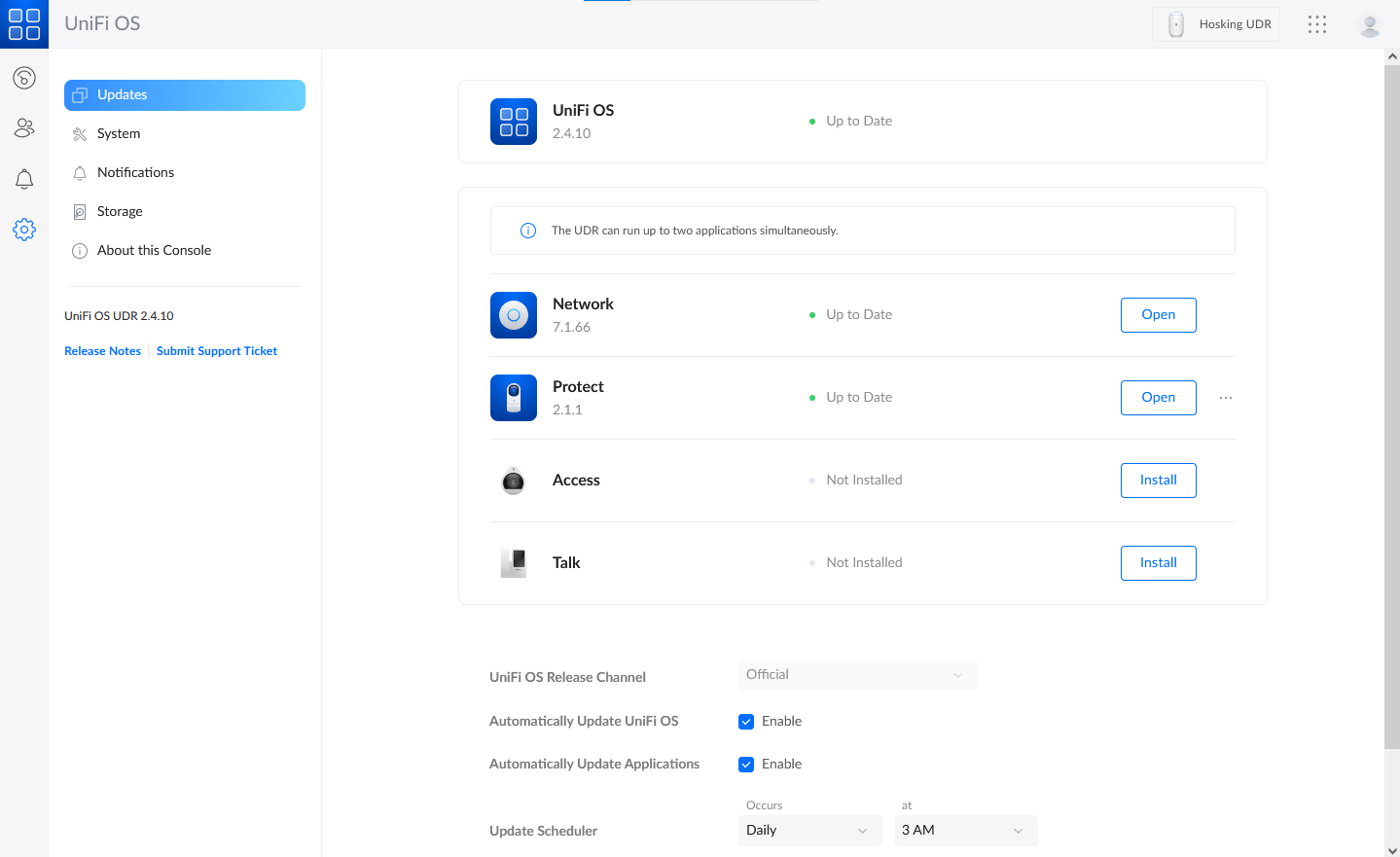 UniFi Dream Router Hosking's Blog