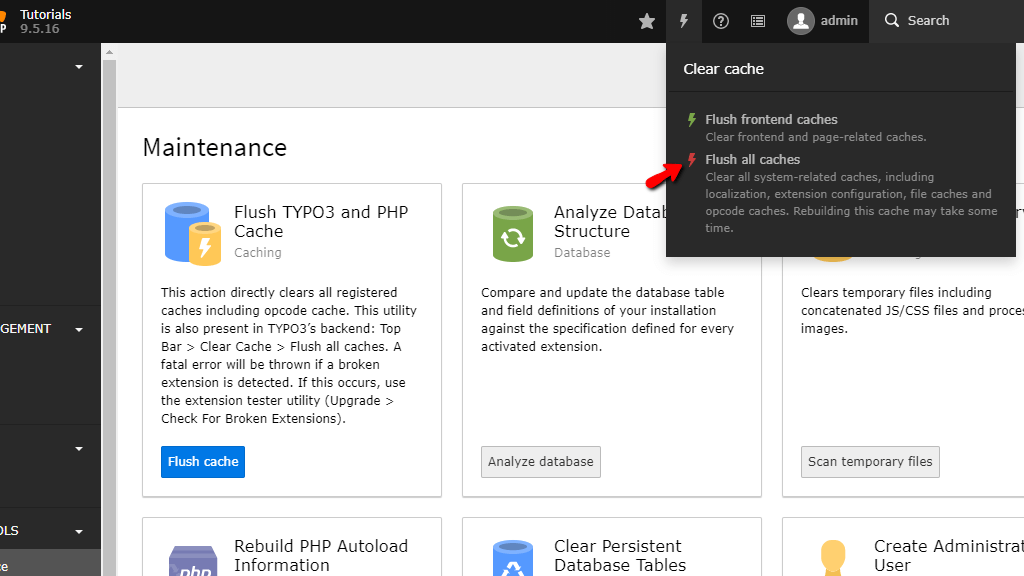 Managing Cache and Temporary Files in TYPO3 HostArmada
