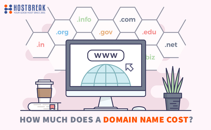 How much does a Domain Name Cost? Hostbreak