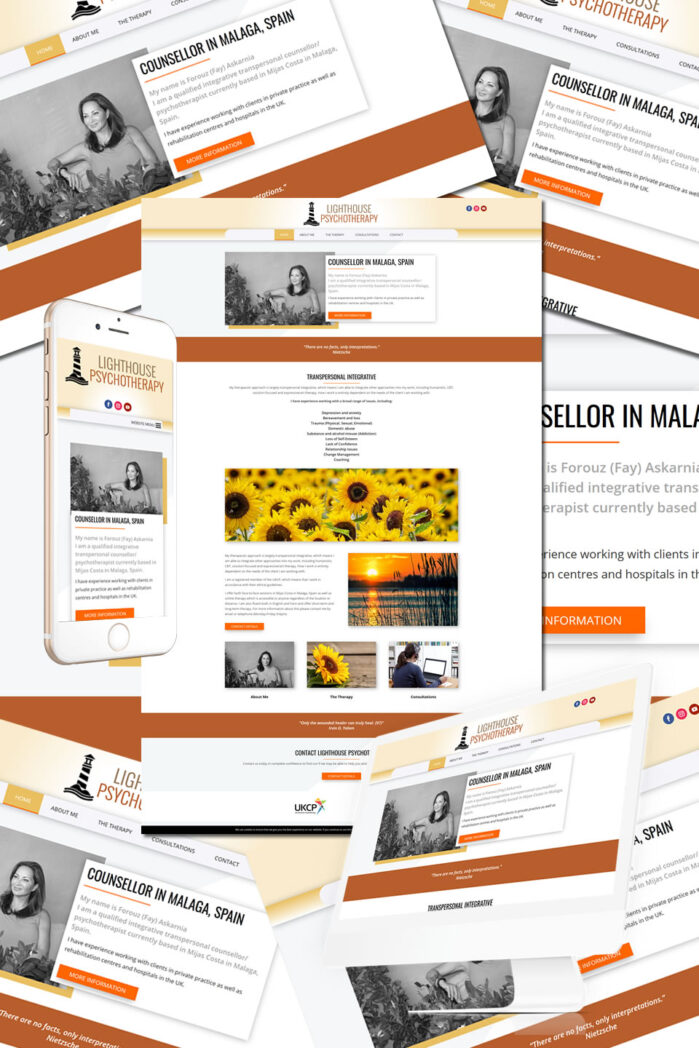 Lighthouse Psychotherapy Malaga • Hostcat  Design