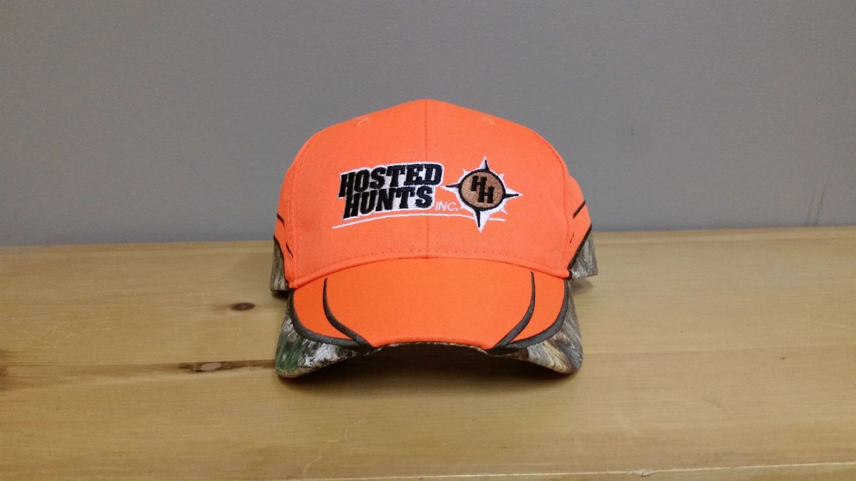 Blaze Orange/Camo Cap