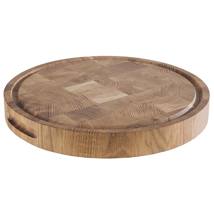 Venta online de TABLA BUFFET REDONDA 33X4.5CM MADERA 00805